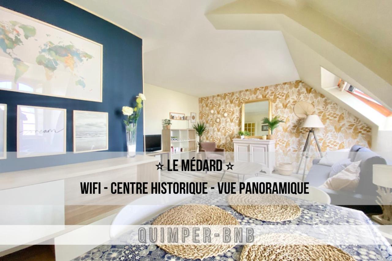 Apartamento Le Medard - Confort - Wifi - Centre Historique - Entree Autonome Quimper Exterior foto
